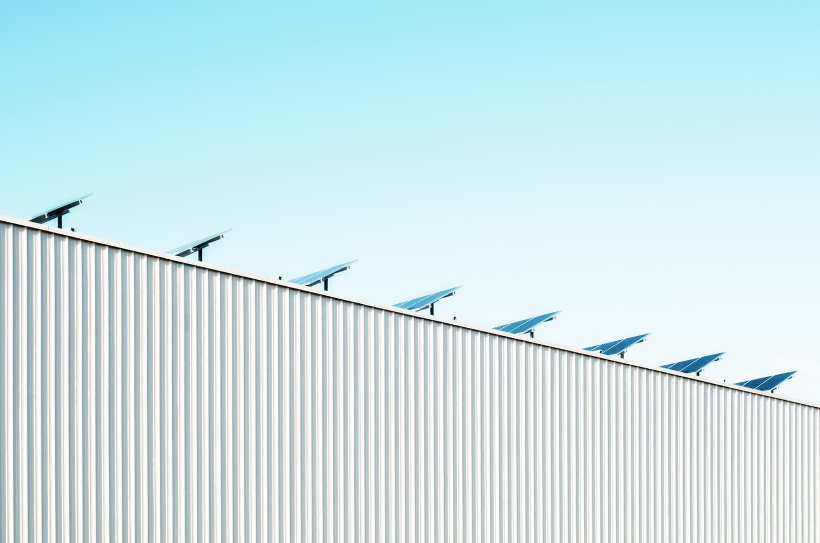 Solar panels installed on a rooftop